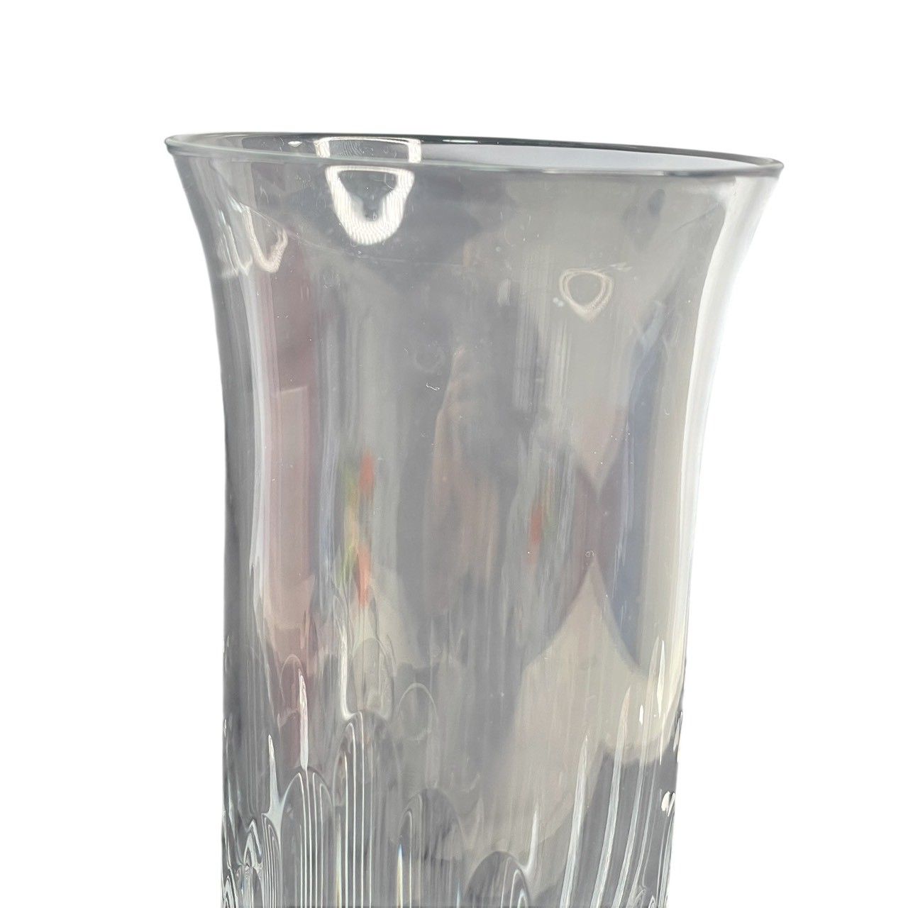Baccarat クリスタルフラワーベース 高さ約23cm ○Baccarat クリスタル フローラ フラワーベース 花瓶 高さ18cm 幅