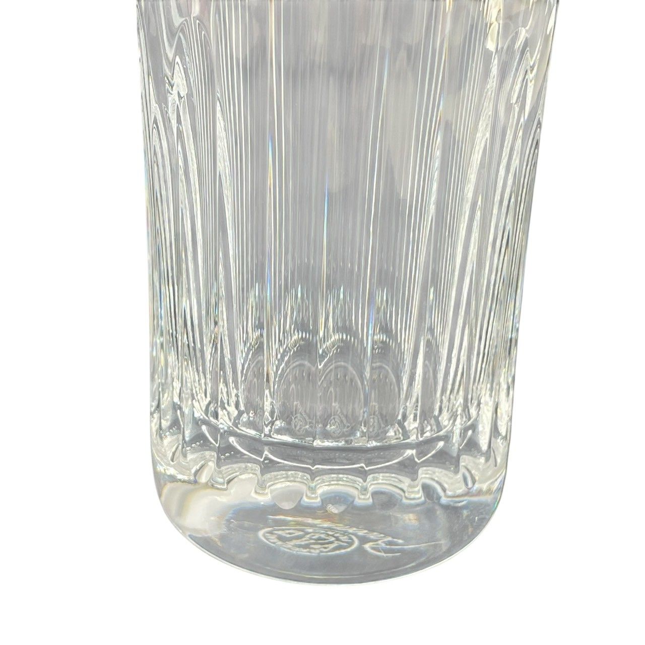 ○Baccarat クリスタル フローラ フラワーベース 花瓶 高さ18cm 幅