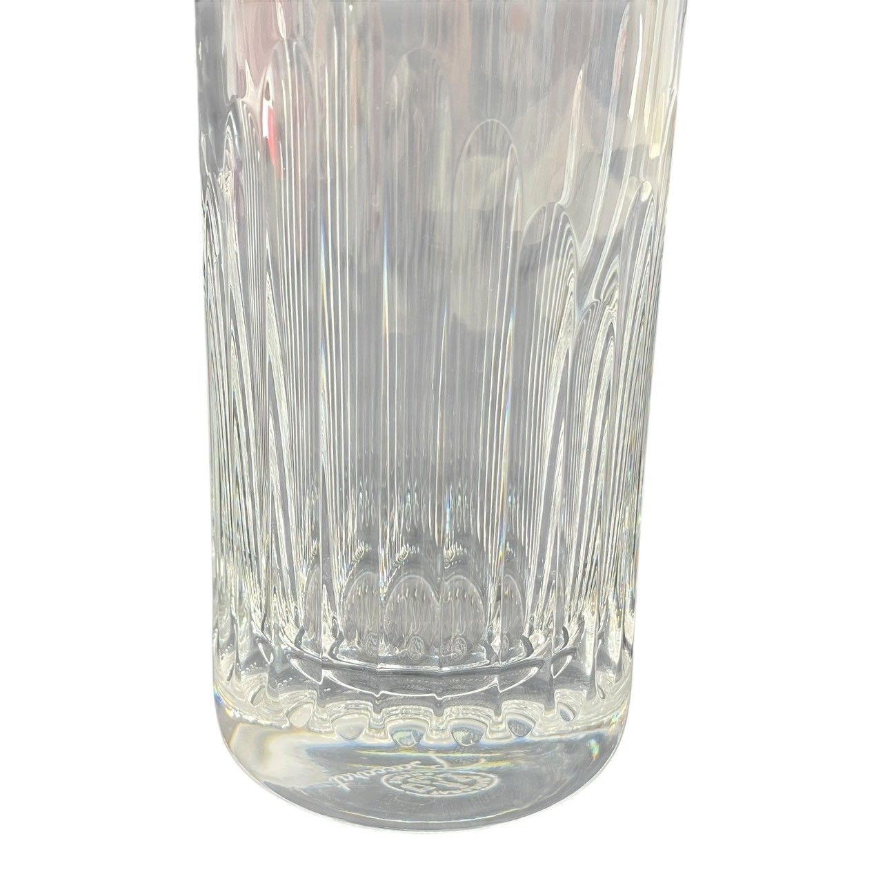 ○Baccarat クリスタル フローラ フラワーベース 花瓶 高さ18cm 幅