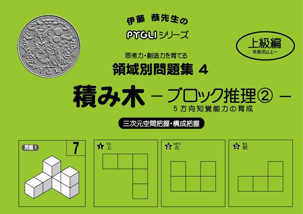 領域別問題集04 積み木ブロック推理2(ピグマリオン PYGLIシリーズ