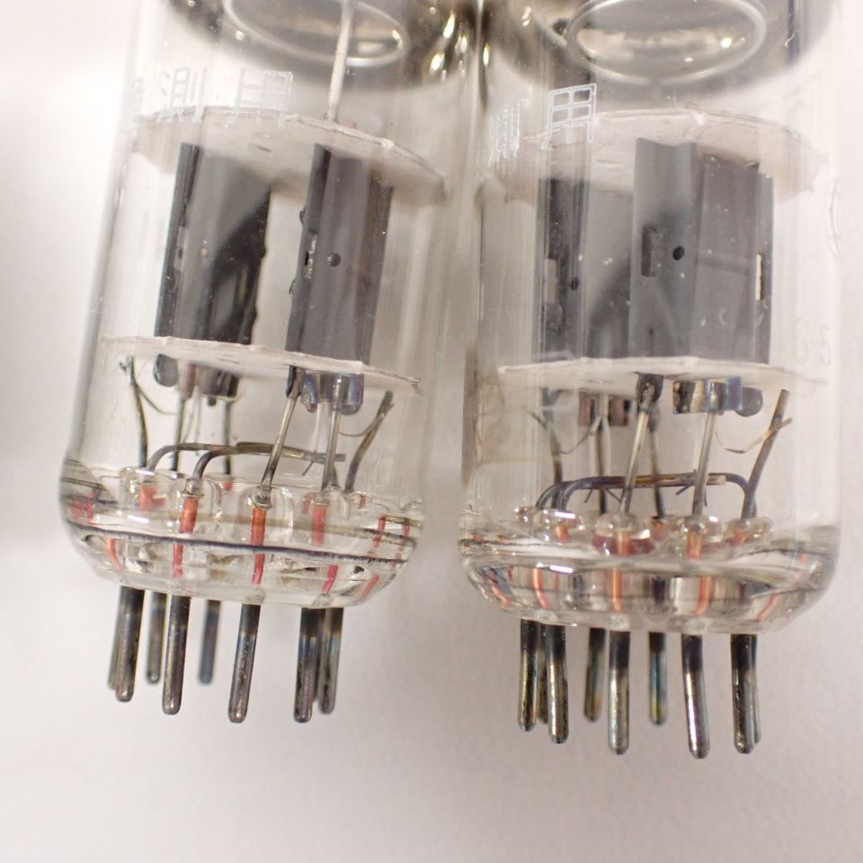 ∬ National (松下電器) 12AX7 + 12AX7T + 日立 12AT7 2本 計4本 双三