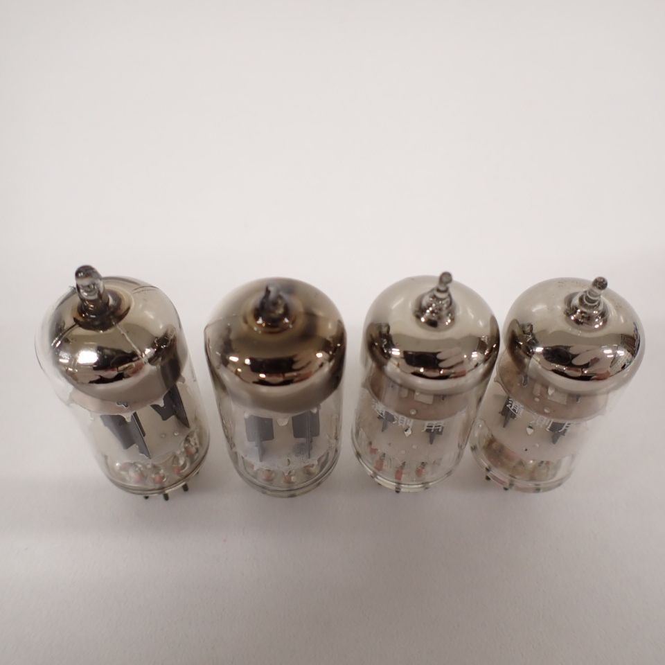 ∬ National (松下電器) 12AX7 + 12AX7T + 日立 12AT7 2本 計4本 双三