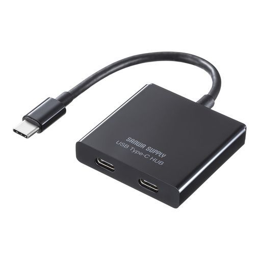 サンワサプライUSBType-Cハブ(Cx2)USB-3TCP12BK