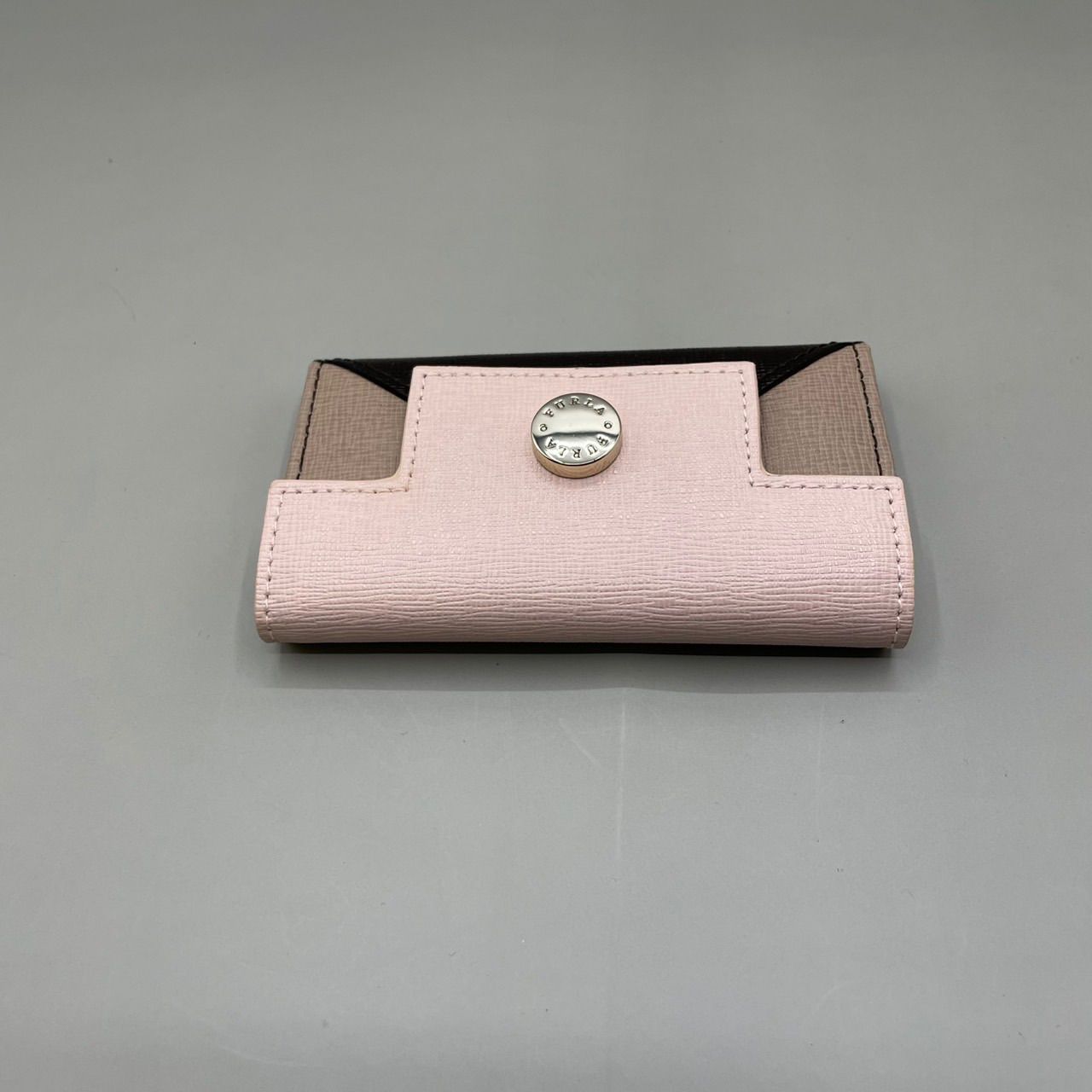 未使用級 現行 希少 FURLA フルラ キーケース 6連 レザー バイカラー