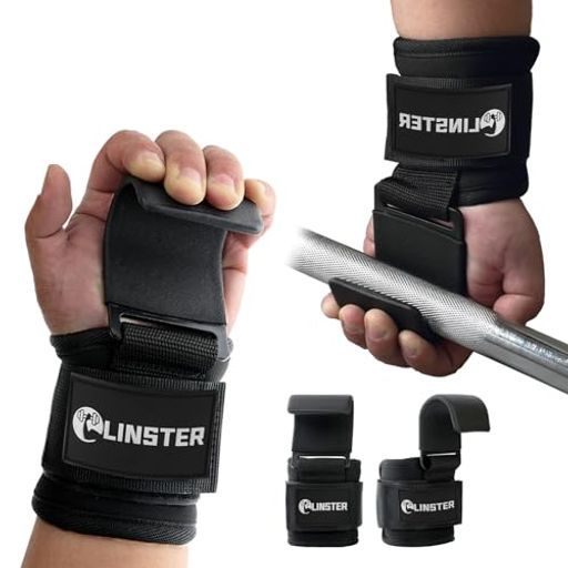 ウェイトリフティングフックグリップ-8mm厚パッド入りネオプレン ダブルステッチ ウェイトリフティングフックグリップ-8mm厚パッド入りネオプレン