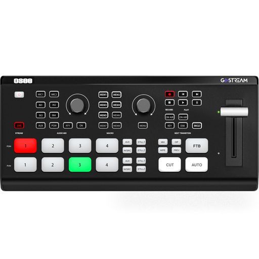 OseeGoStreamDeckビデオスイッチャーライブプロダクションスイッチャーマルチフォーマットライブストリーミングビデオミキサース