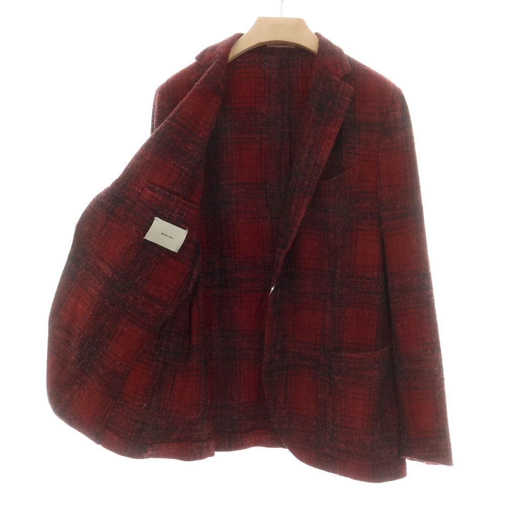 中古】ボリオリ BOGLIOLI K.JACKET ウールアルパカナイロン チェック