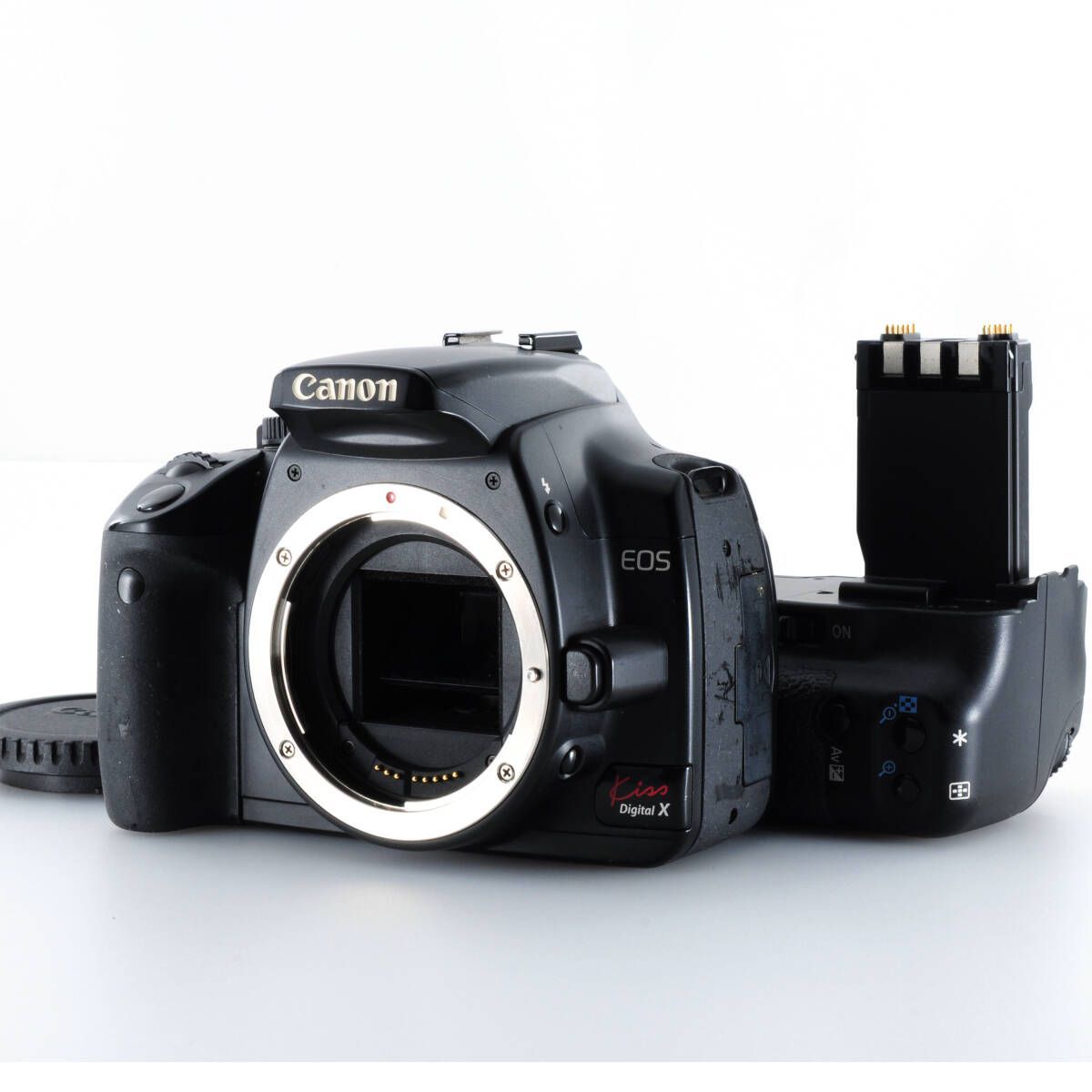 キヤノン】Canon EOS Kiss Digital X デジタル一眼レフ + バッテリー
