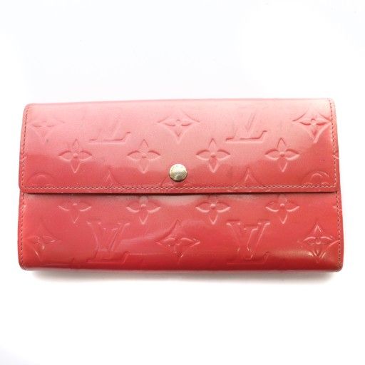 ルイヴィトン LOUIS VUITTON ポルトフォイユ サラ モノグラムヴェルニ
