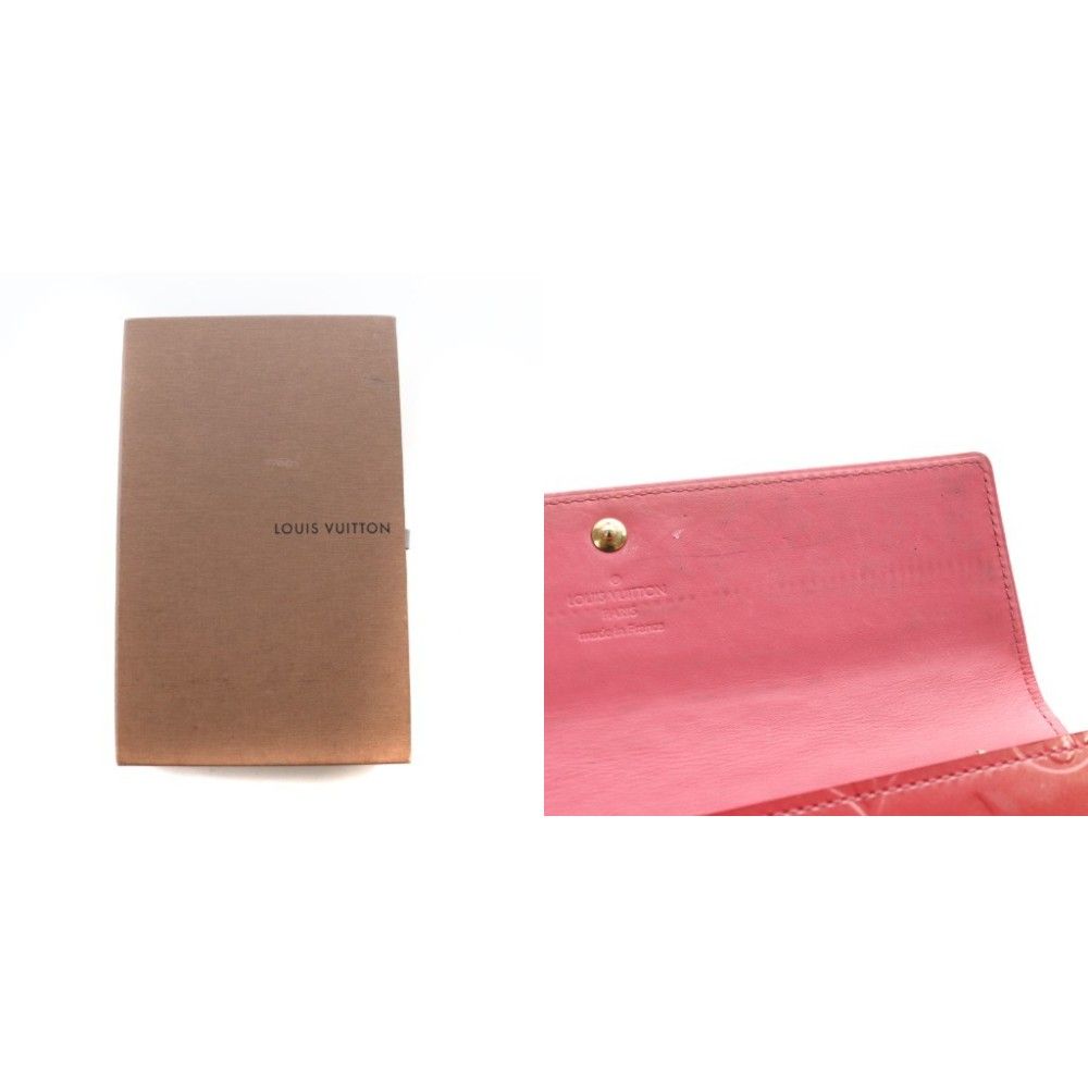 ルイヴィトン LOUIS VUITTON ポルトフォイユ サラ モノグラムヴェルニ