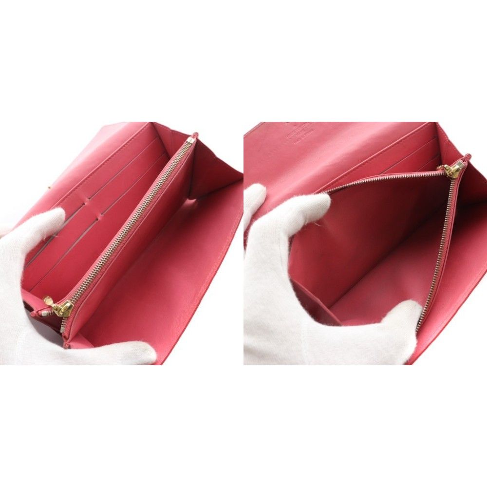 ルイヴィトン LOUIS VUITTON ポルトフォイユ サラ モノグラムヴェルニ