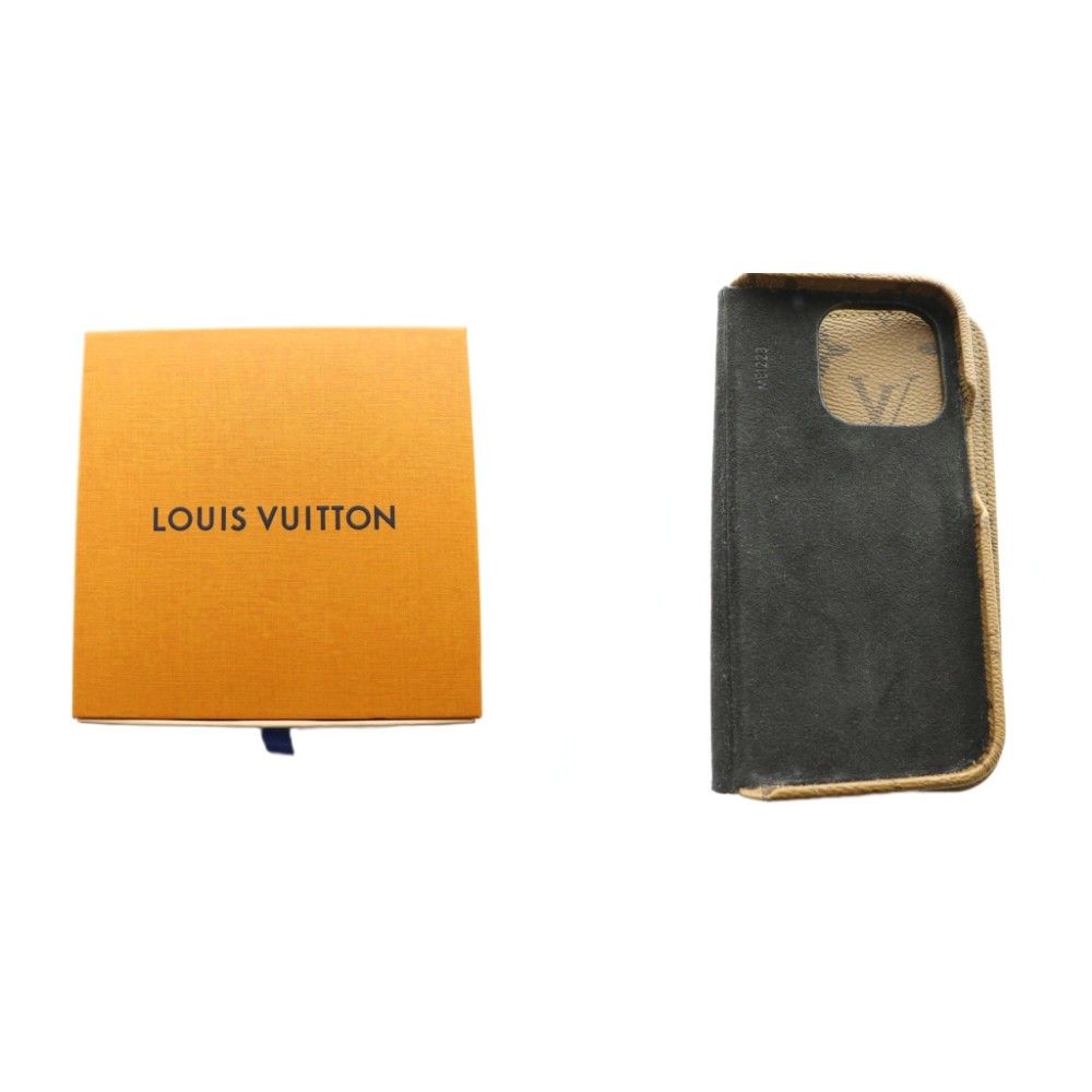 ルイヴィトン LOUIS VUITTON IPHONE 14 PRO・フォリオ モノグラム
