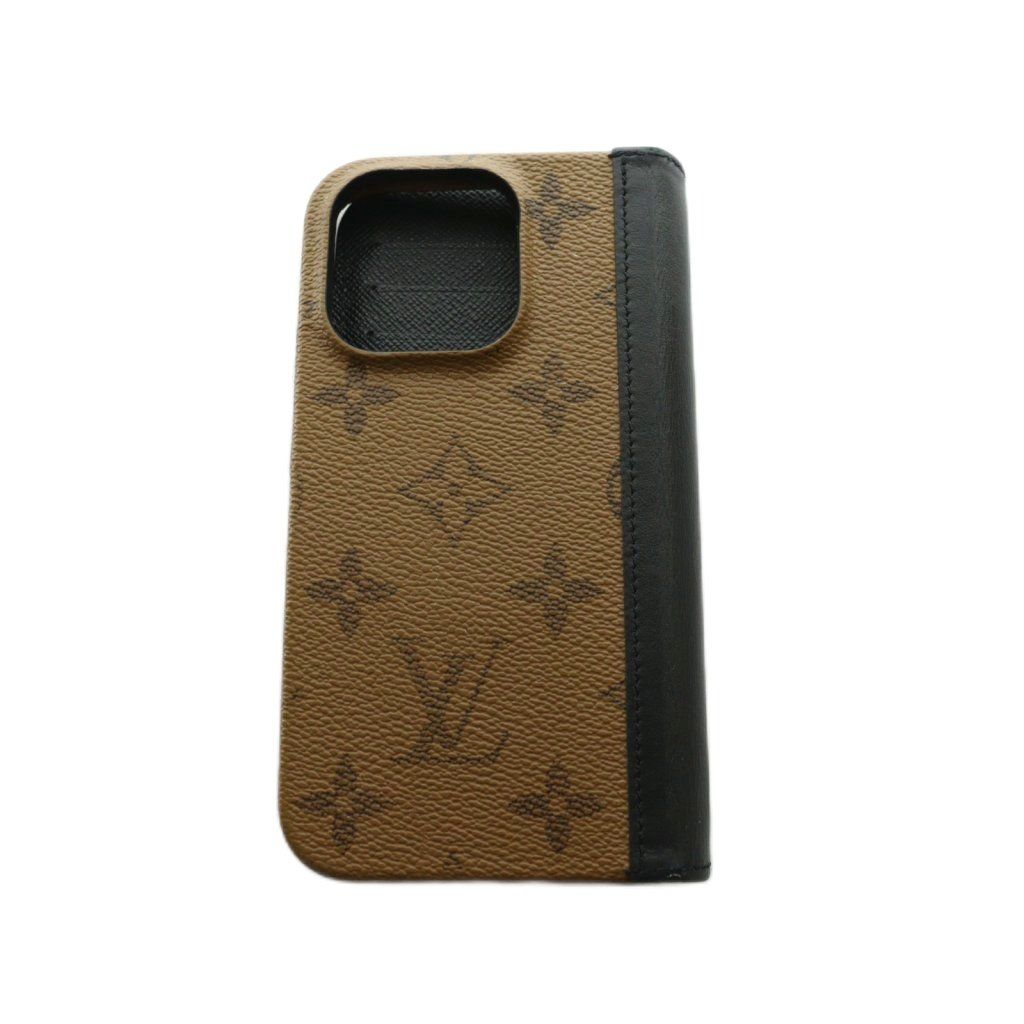 ルイヴィトン LOUIS VUITTON IPHONE 14 PRO・フォリオ モノグラム