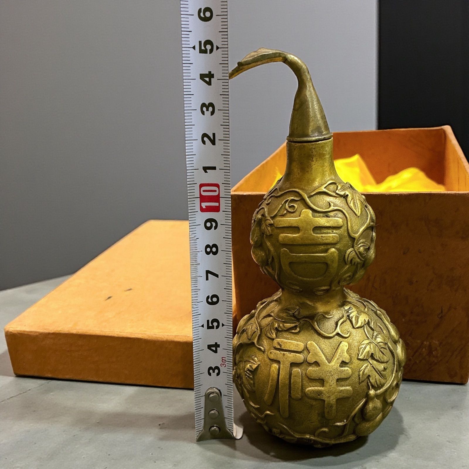 ひょうたん 置物 縁起物 E-壁 金色のひょうたん 置物 縁起物 魔除け