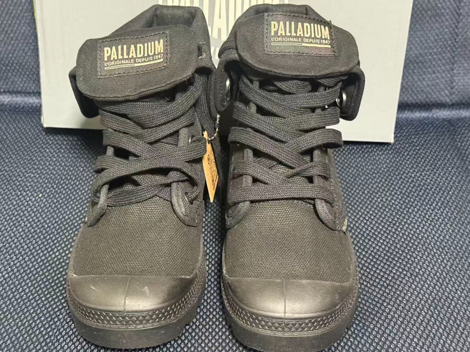 アウトレット パラディウム レディース BAGGYハイカットスニーカー 約23.5 CM ♥| |