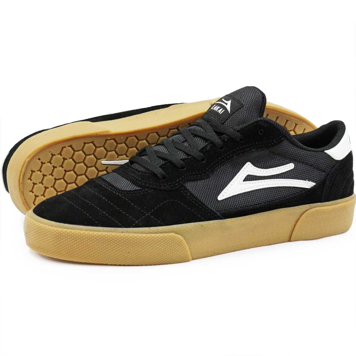 Lakai Cambridge Black/Gum Suede ラカイ ケンブリッジ ブラック/ガム