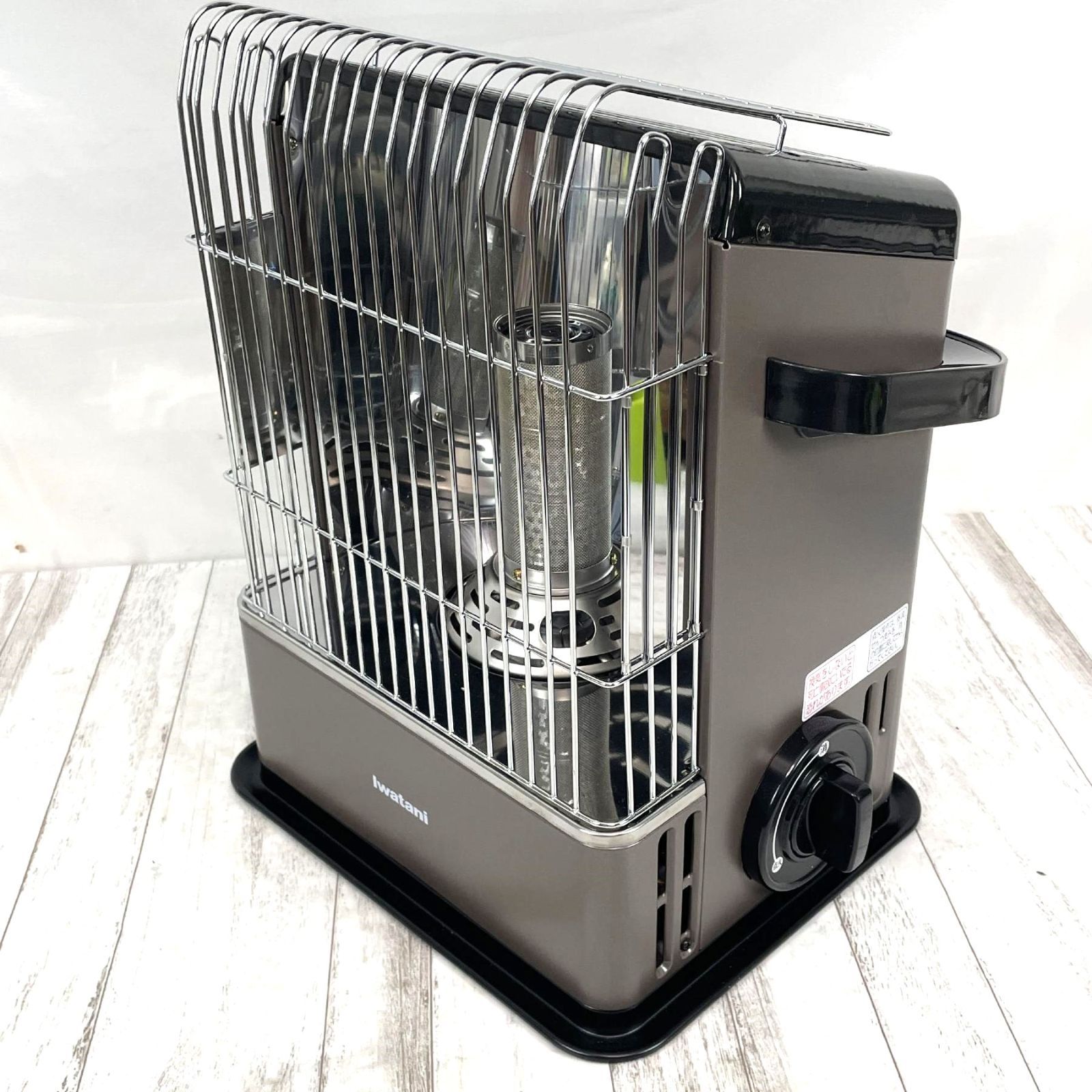 ほぼ未使用 イワタニ デカ暖 CB-HPR-BR カセットガスストーブ ブラウン