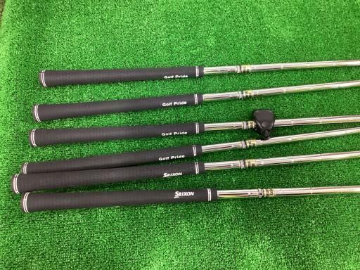 中古】 ダンロップ SRIXON ZX7 6S アイアンセット IR 純正特注シャフト