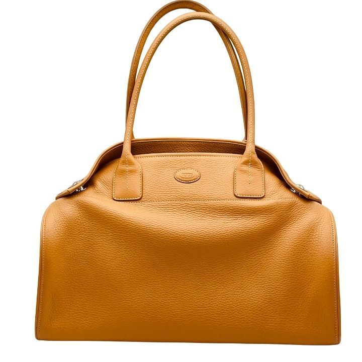 TODS トッズ ジレリ レザー トートバッグ ライトブラウン - メルカリ
