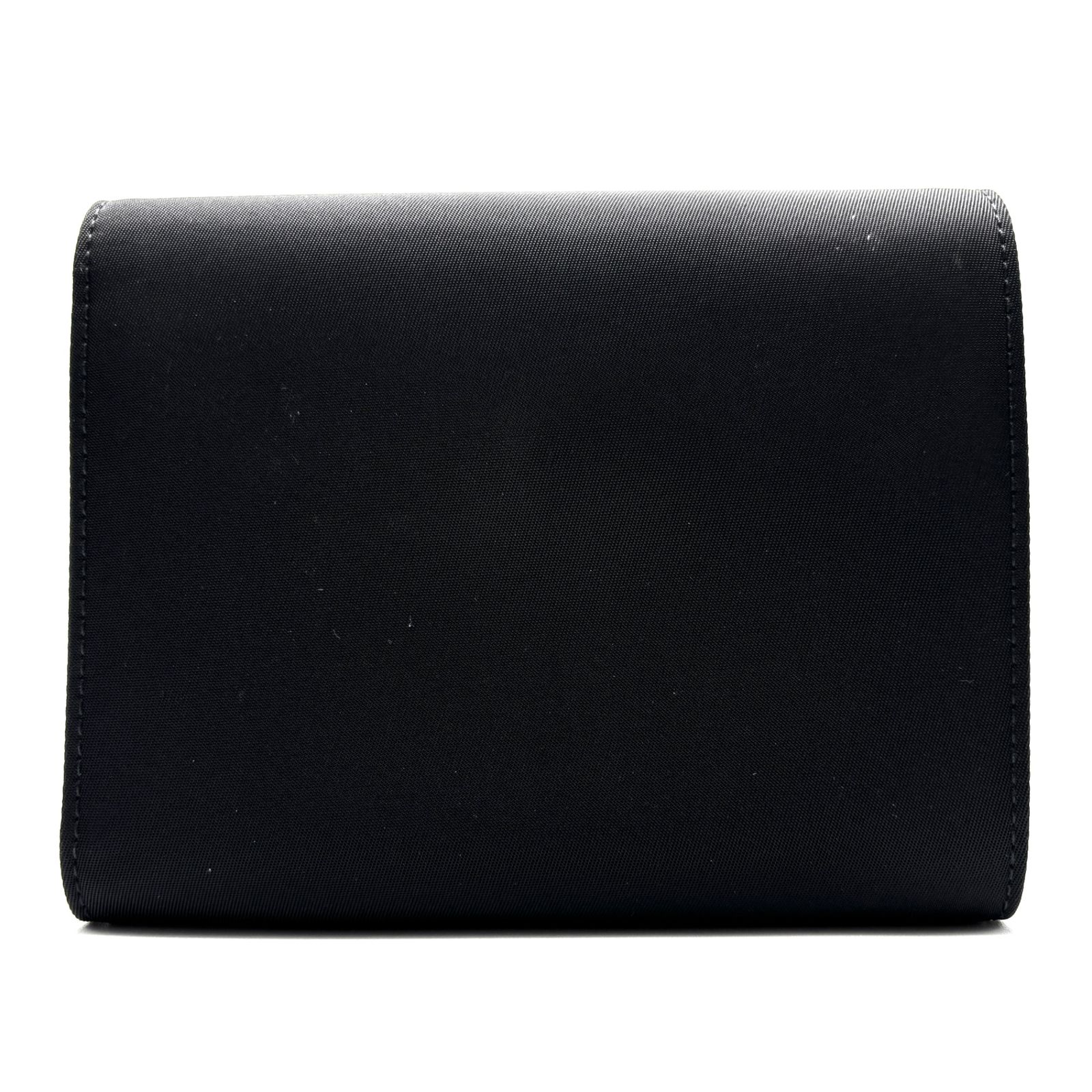 未使用保管品 PRADA プラダ 三つ折り財布 三角ロゴプレート テスート