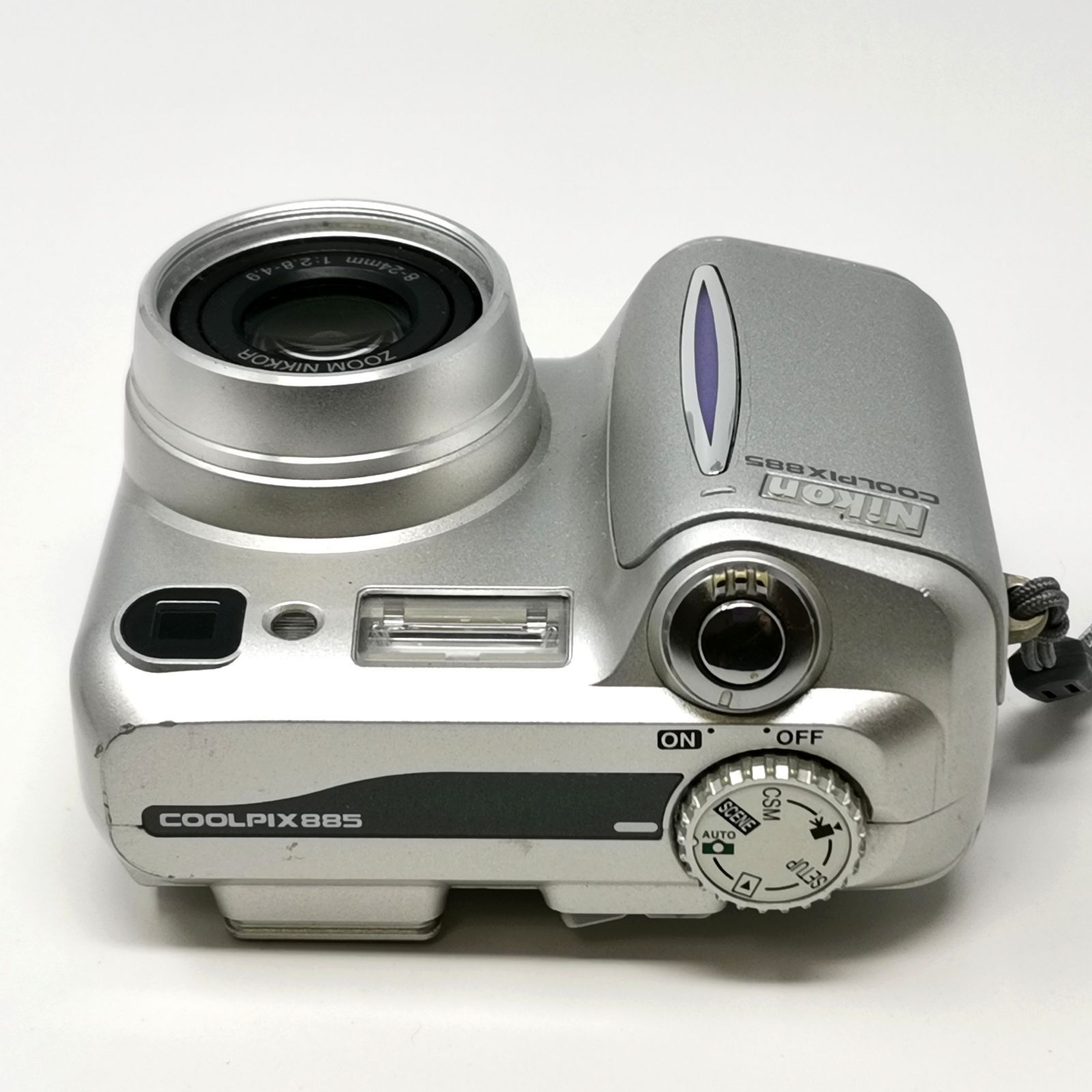 ニコン coolpix 885 デジカメ ジャンク シルバー 箱あり デジタル 