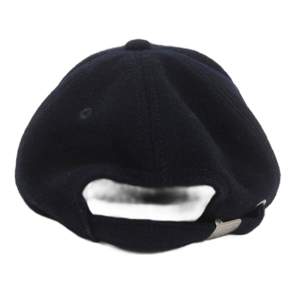 ヒューマンメイド HUMAN MADE ロゴキャップ 6 Panel 刺繍 ウール 紺