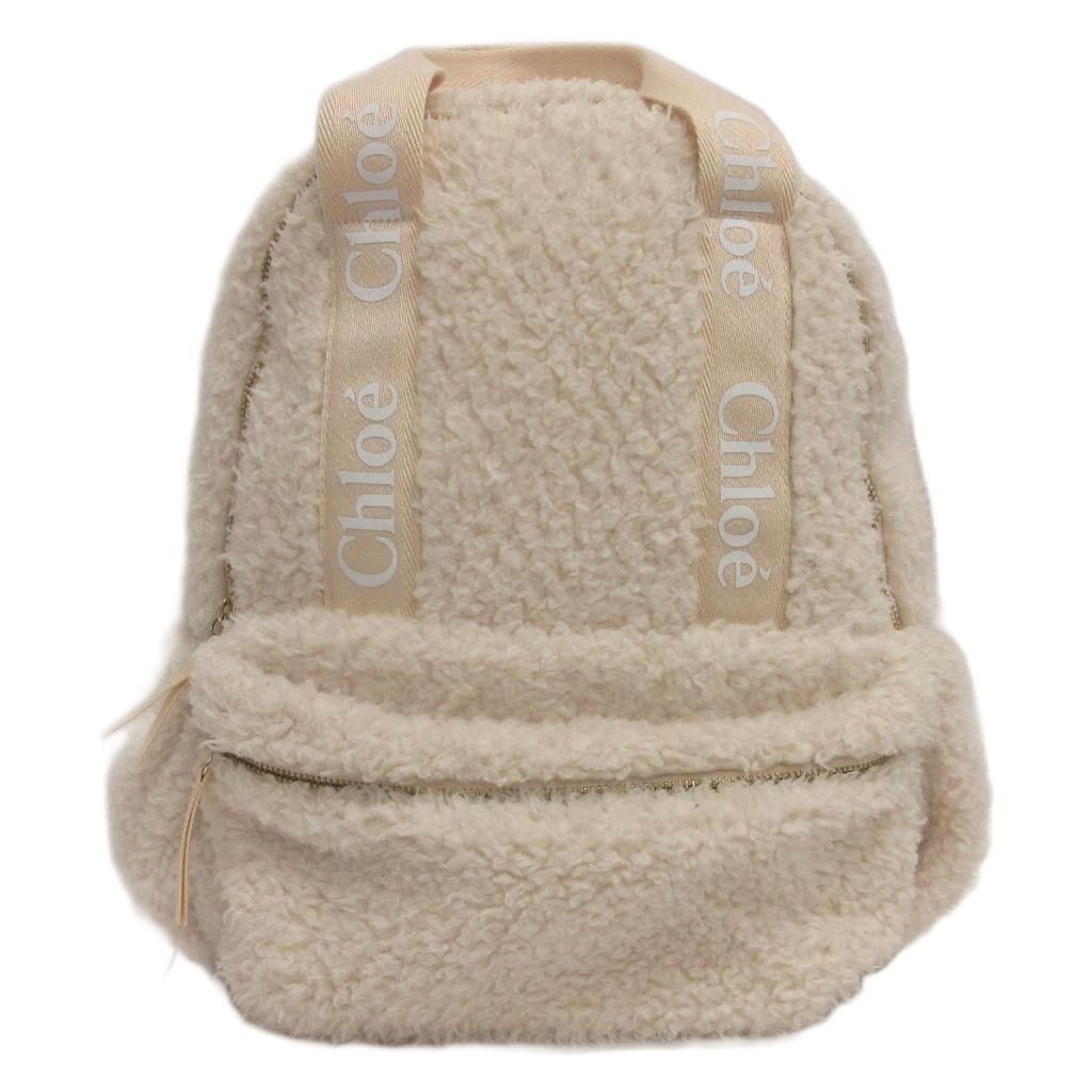 クロエ CHLOE KIDS リュックサック デイパック ボア アイボリー