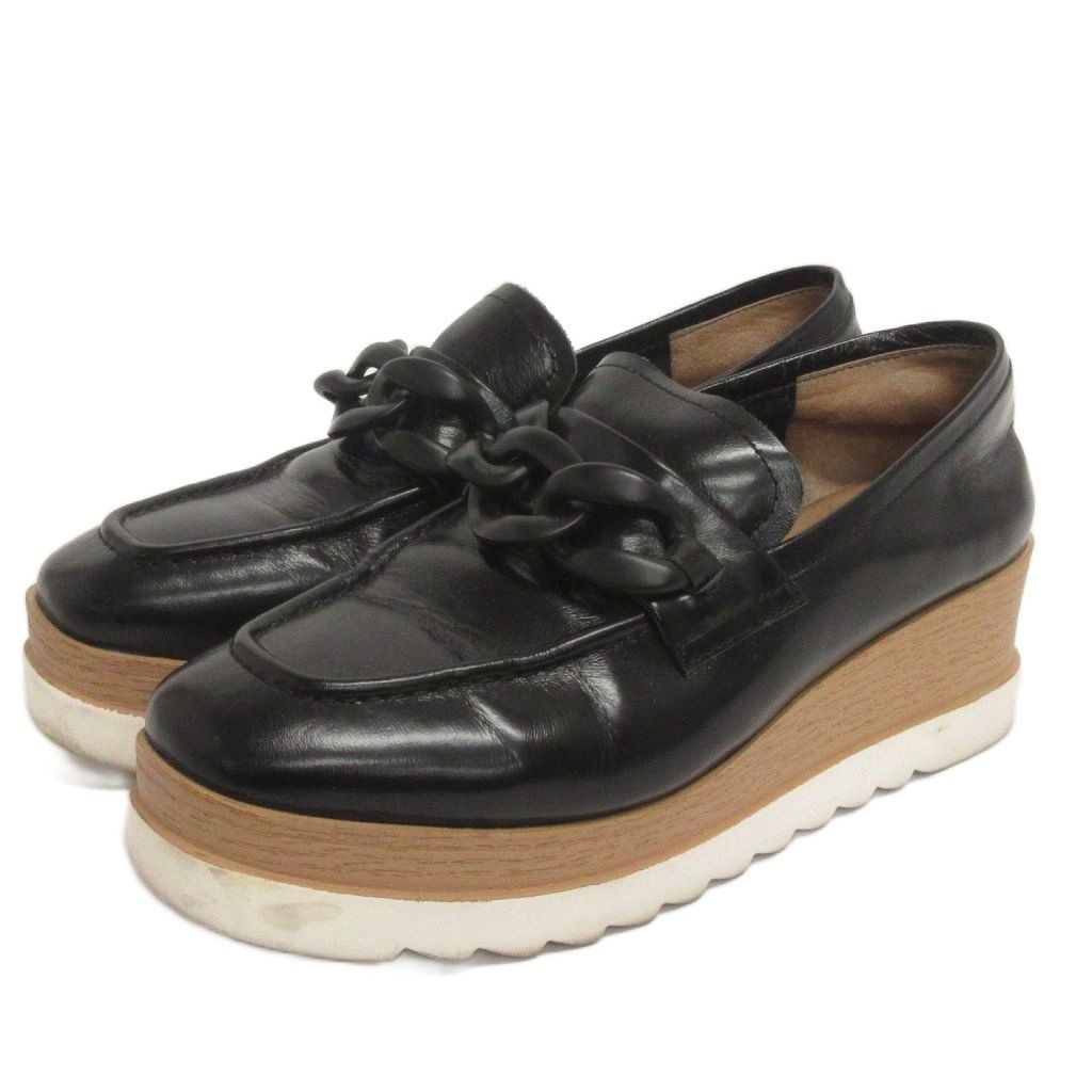 STACCATO スタッカートローファー 厚底 黒 ブラック 22.5 - メルカリ