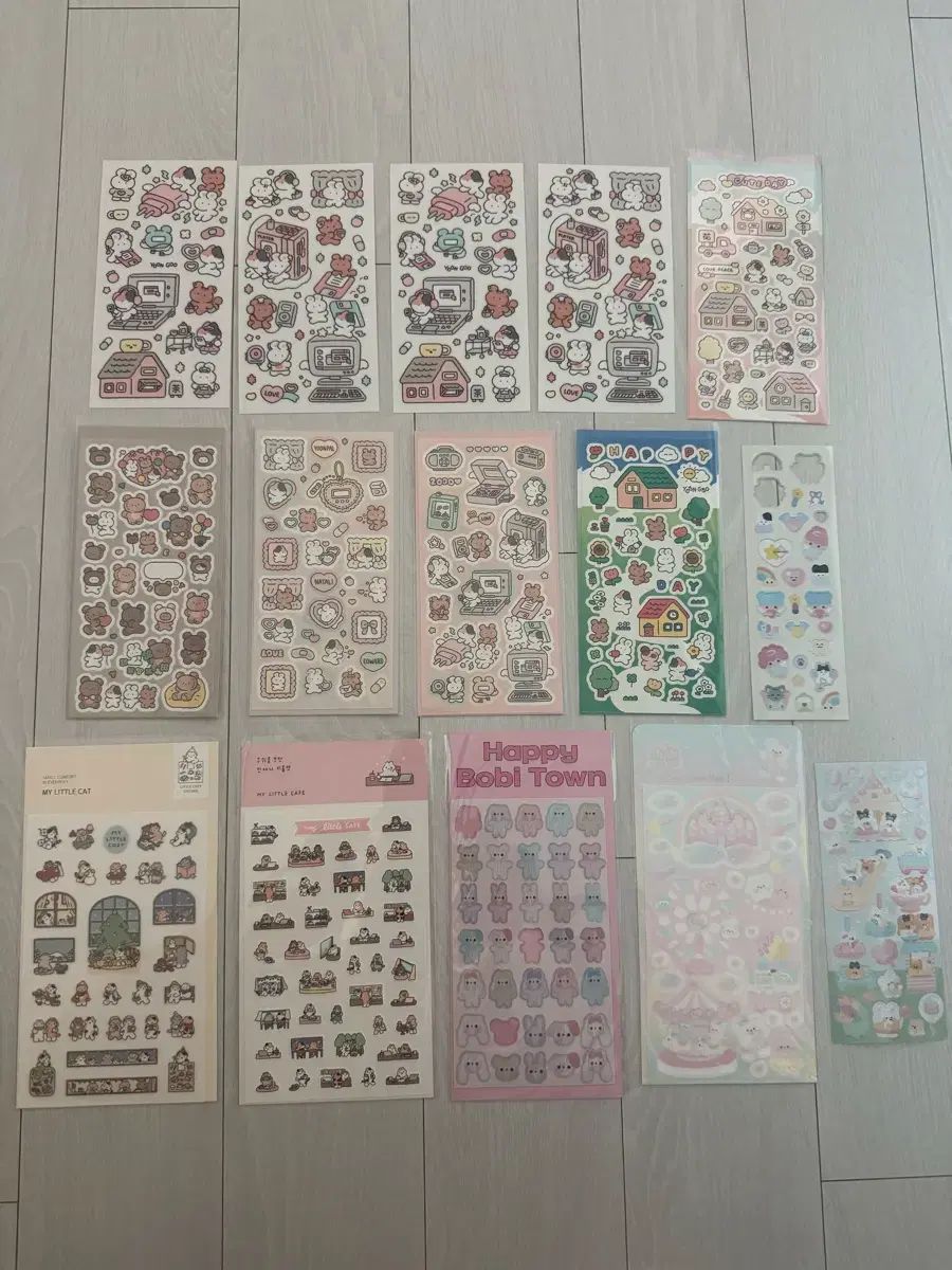 ダイアリーデコ ステッカー シールステッカー まとめ 韓国作家