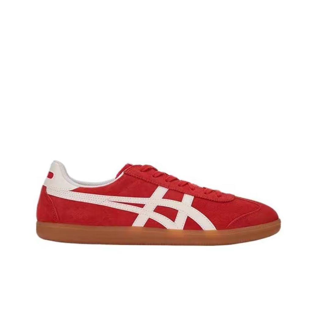  オニツカタイガー TOKUTEN レッド Onitsuka Tiger スニーカー ローカット 快適 通気 メンズ レディース クラシックデザイン き スニーカー 靴