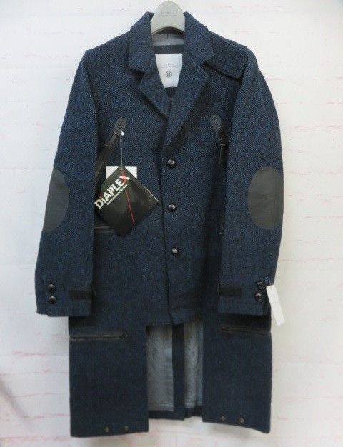 ﾀｸﾞ付 84-74 lab Takahiro Kuraishi ﾊﾁｼﾞｭｳﾖﾝﾅﾅｼﾞｭｳﾖﾝﾗﾎﾞﾀｶﾋﾛｸﾗｲｼ ﾛﾝｸﾞｺｰﾄ ﾌﾞﾙｰ M