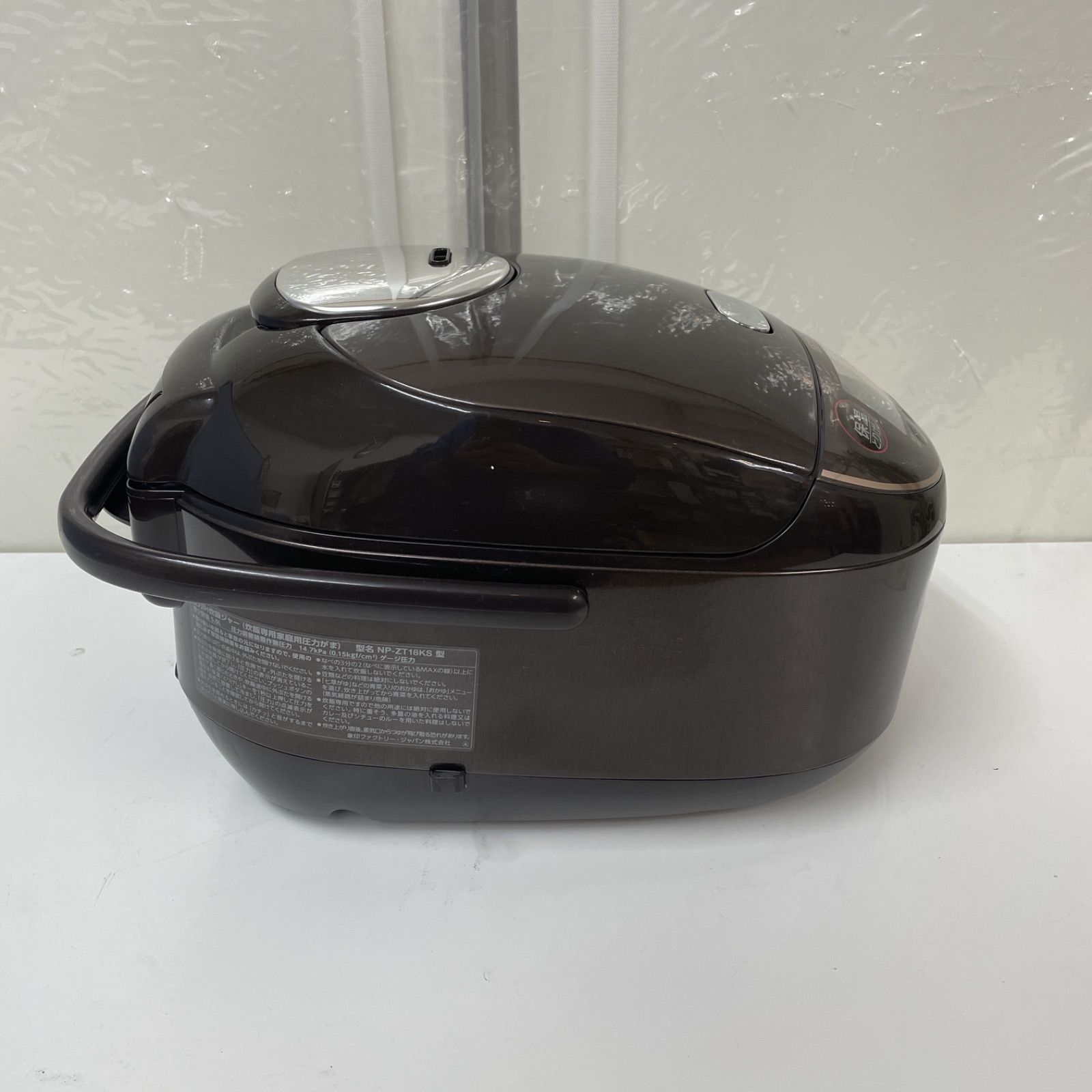  R 317 ☀️ 圧力IH炊飯ジャー 1升 10合 炊き 20年製 NP-ZT 18 クリーニング済 炊飯器 炊飯器 餅つき機