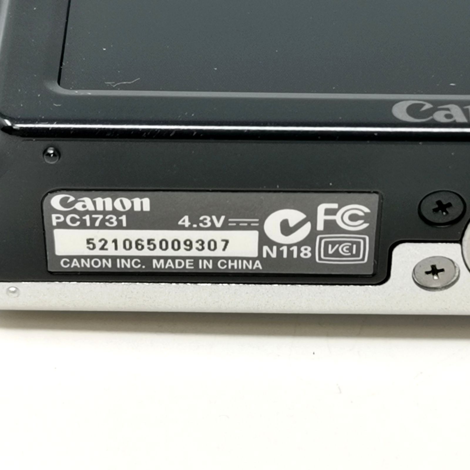 キャノン power shot A2400 デジカメ PC1731 動作確認済み シルバー