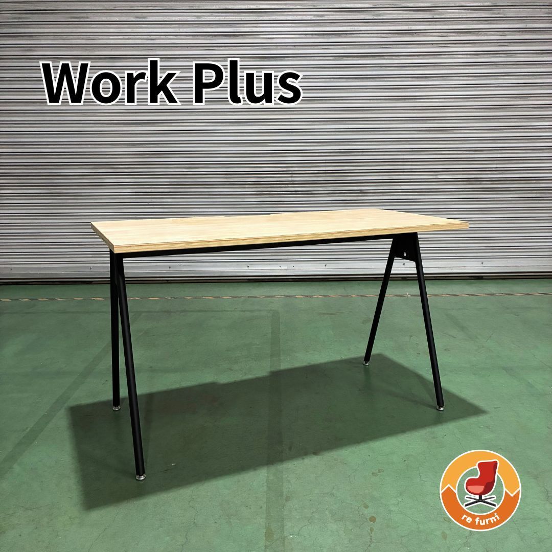 Work Plus ワークプラス COMPASS LEG DESK NATURAL コンパスレッグ