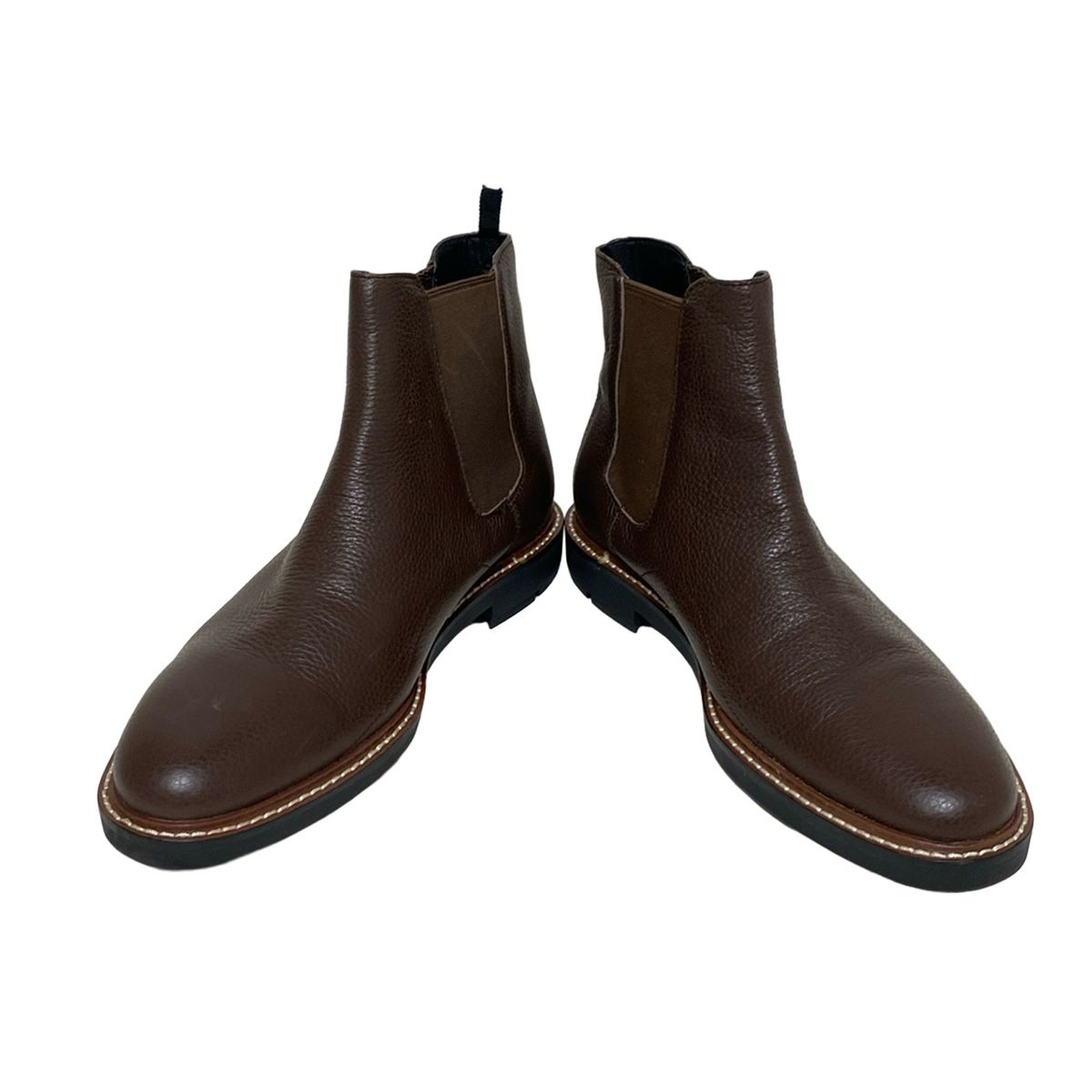 COACH コーチ ショートブーツ 8 D メンズ - FG 2988 ダークブラウン レザー