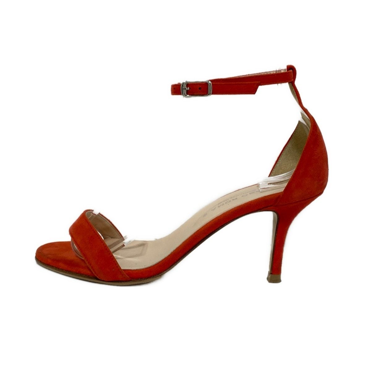 CORSO ROMA 9 コルソローマ サンダル 37 レディース レッド アウトソール張替済