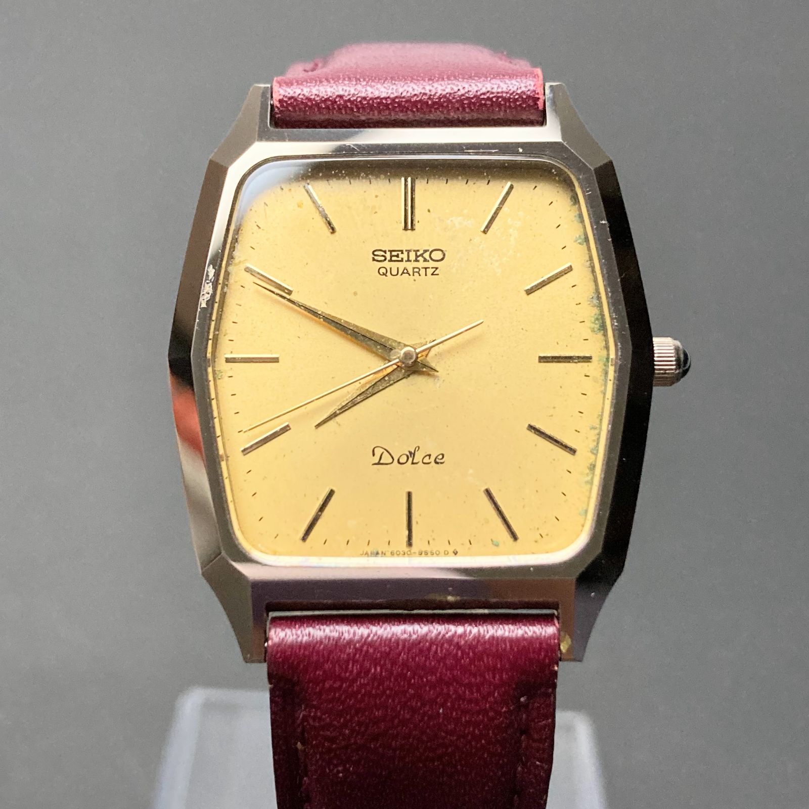 稼働品 SEIKO DOLCE セイコードルチェ スクエア型 腕時計 T055 - メルカリ