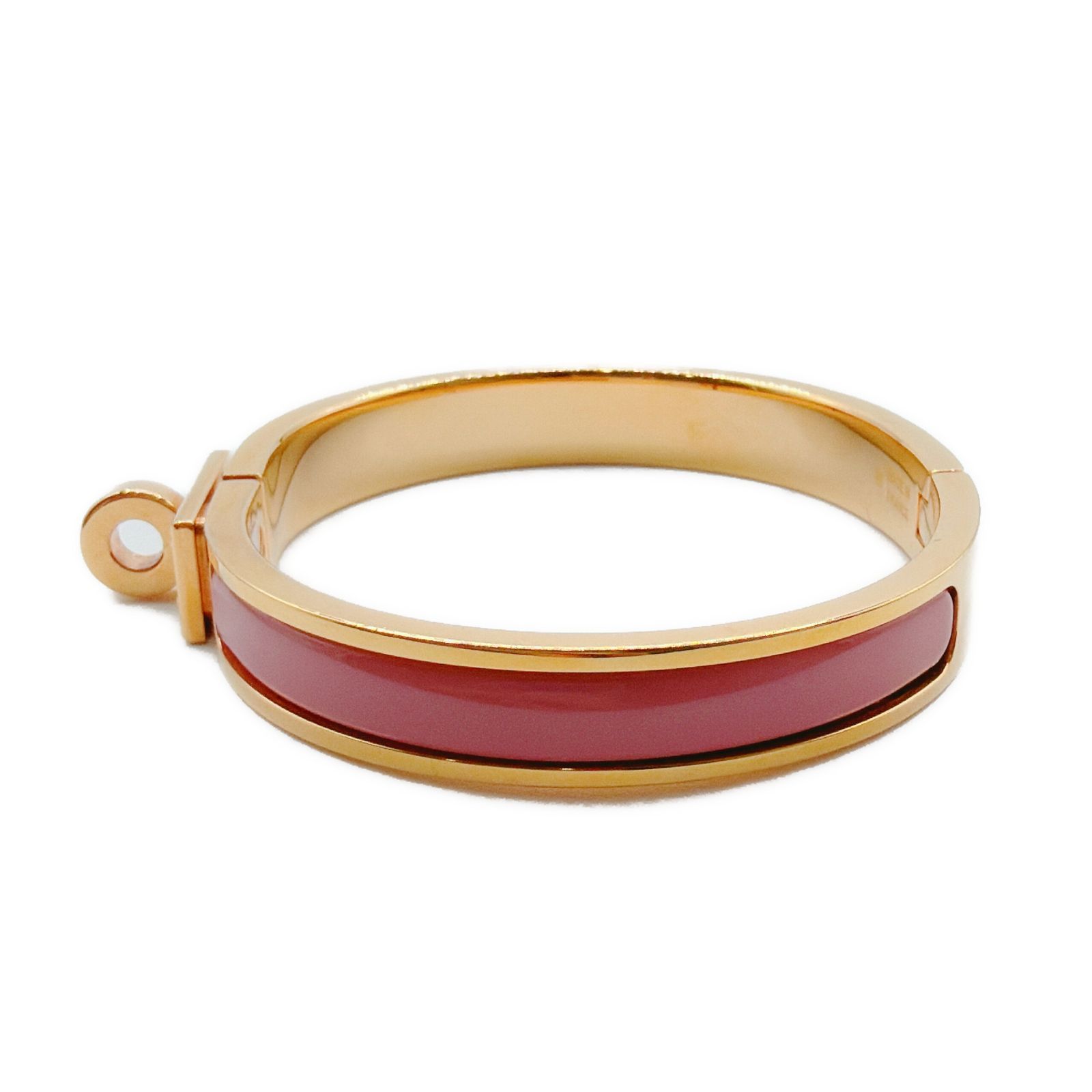 エルメス(HERMES) ミニ クリック ケリー ブレスレット ローズパッチ