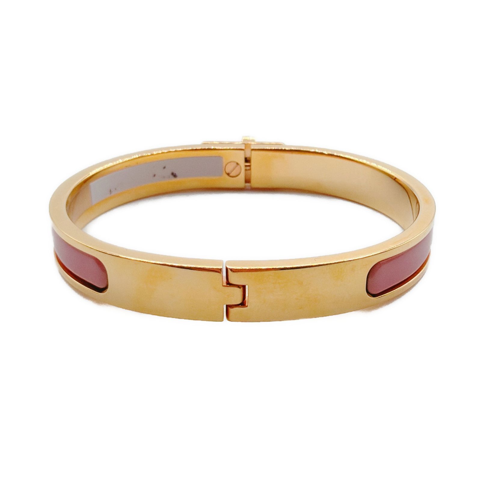 エルメス(HERMES) ミニ クリック ケリー ブレスレット ローズパッチ