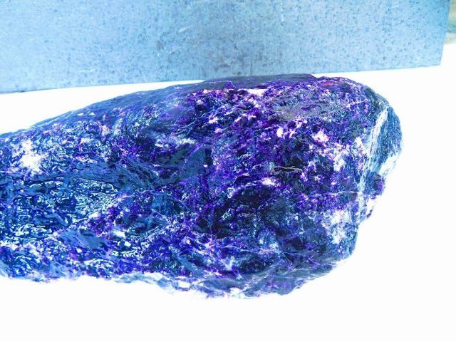 イリノイ アメリカ産 ブルー フローライト 鉱物 標本 原石 アメリカ