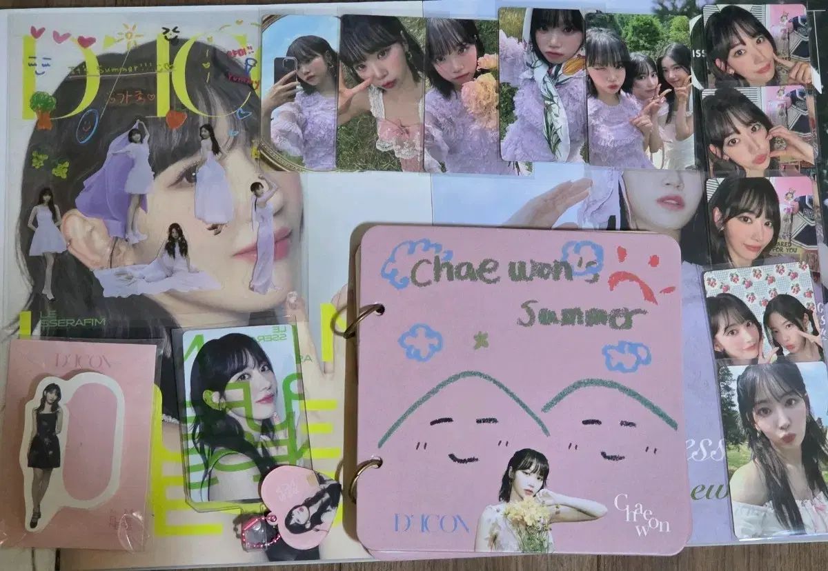 LE SSERAFIM ルセラフィム キム チェウォン KIM CHAEWON サクラ SAKURA 宮脇 咲良 DICON aバージョン