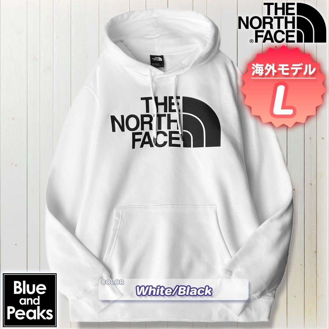 THE NORTH FACE パーカー Half Dome Hoodie カラー White|Black サイズ L