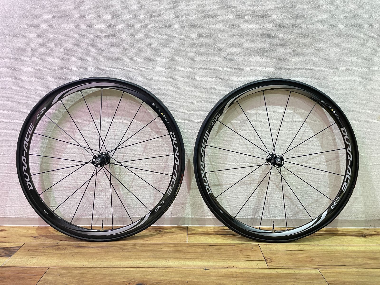 □USED□SHIMANO シマノ DURA-ACE デュラエース WH-9000 C35 622×17C F