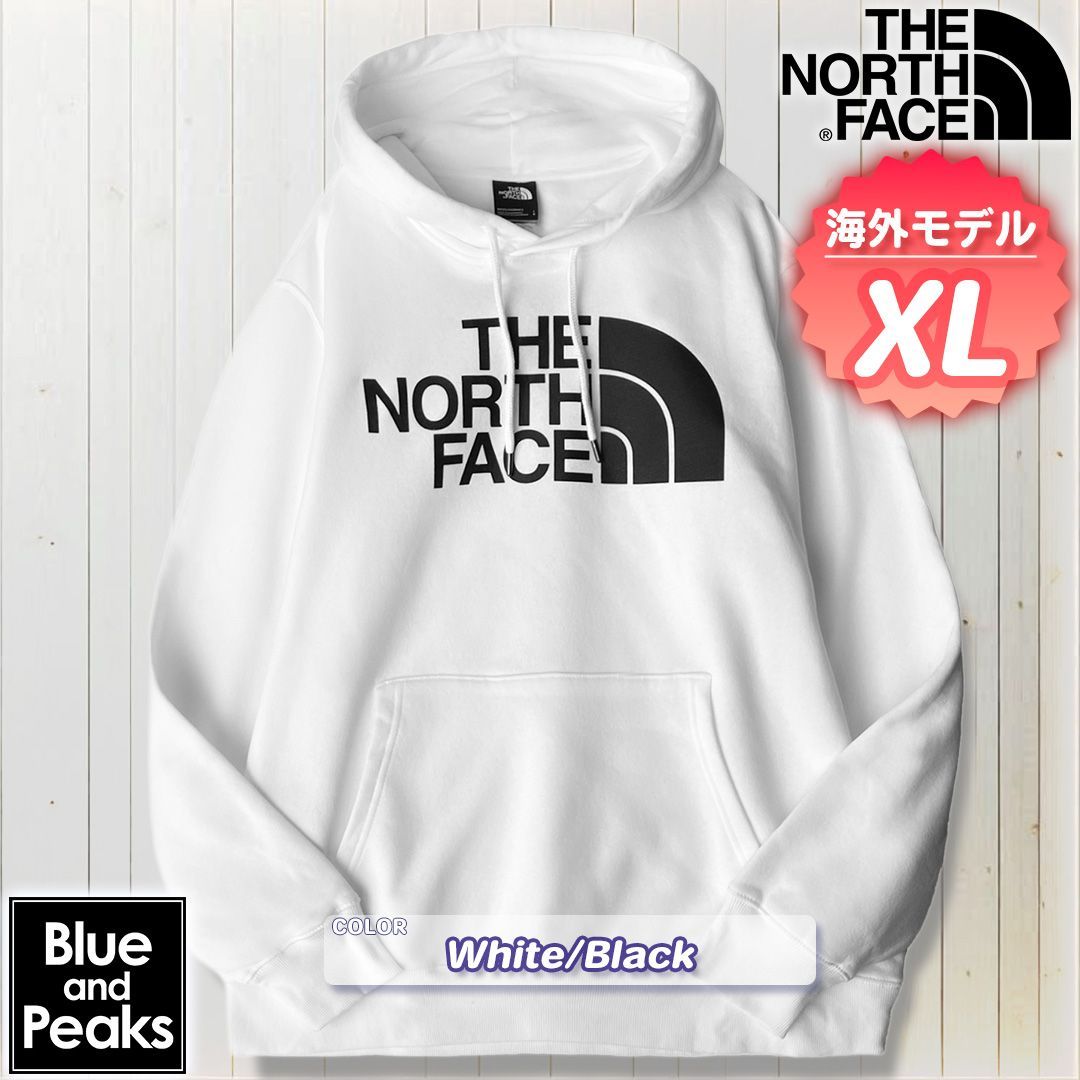 THE NORTH FACE パーカー Half Dome Hoodie カラー White|Black サイズ XL