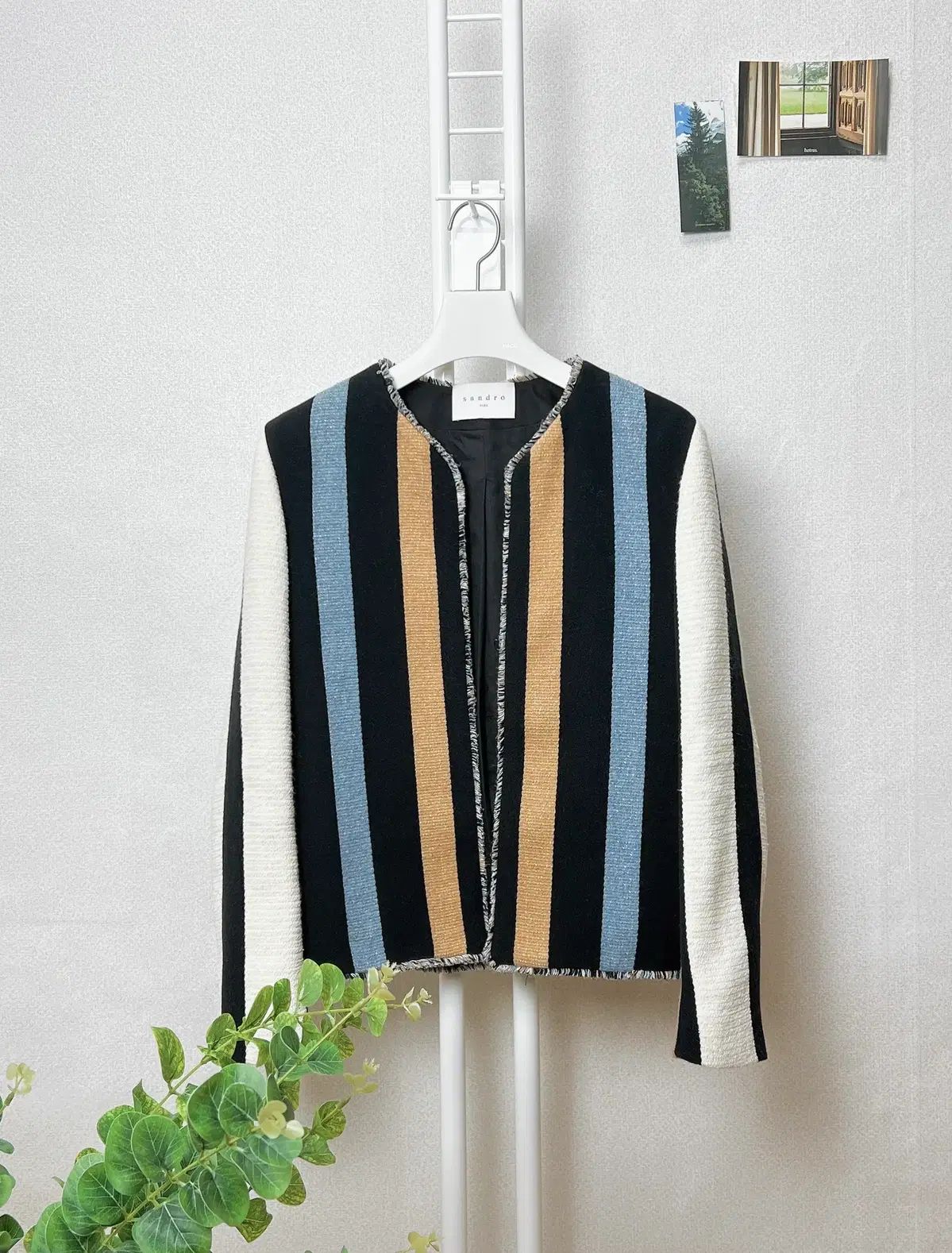 サンドロ ツイード ジャケット 36