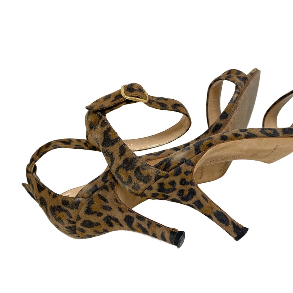 MANOLO BLAHNIK(マノロブラニク) パンプス 36 レディース ブラウン×黒