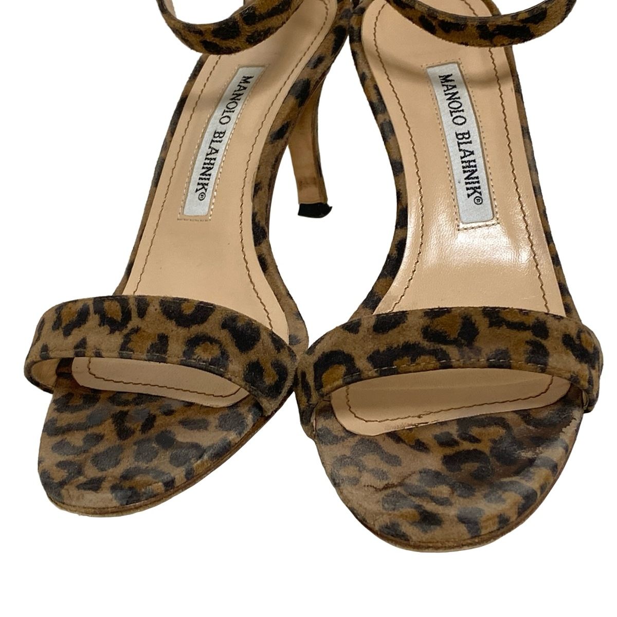 MANOLO BLAHNIK(マノロブラニク) パンプス 36 レディース ブラウン×黒