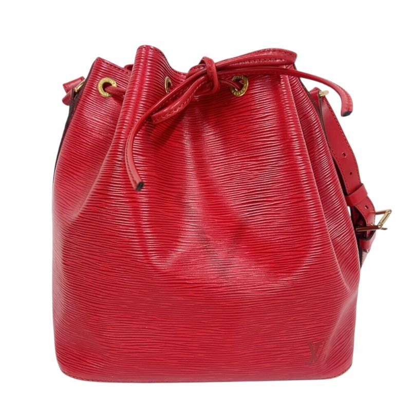 ルイ ヴィトン LOUIS VUITTON プチノエ M 44107 レッド レディース ショルダーバッグ