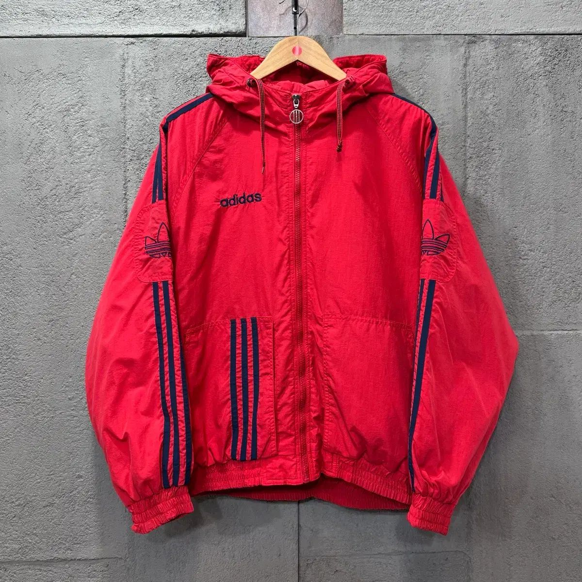 M アディダス 3本線 フード ジャケット