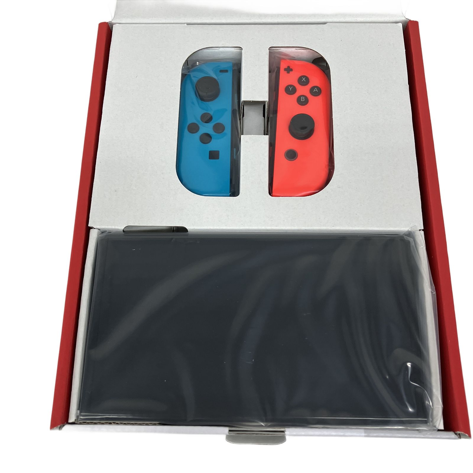 Nintendo switch 有機EL HEG S KABAA ネオンブルー レッド スイッチ ゲーム機 任天堂 ♥